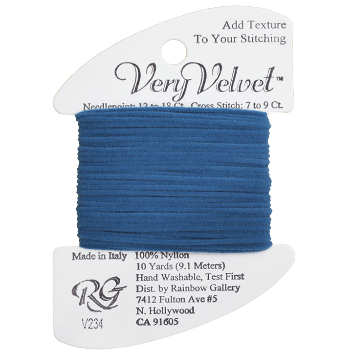 VELVET-V234 BRITE BLUE — SMSTITCHES